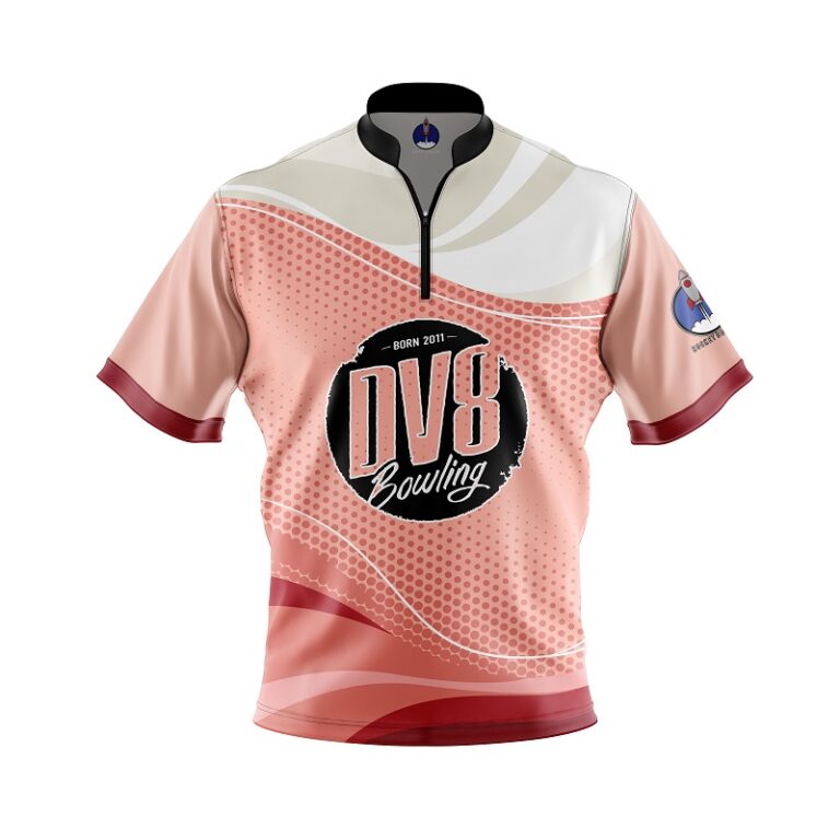 DV8 Peach Wave Rocket Bowling Jersey - Rocket Bowling Gear